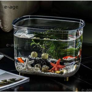 金魚鉢 水槽 飼育水槽 プラスチック テラリウ...の詳細画像5