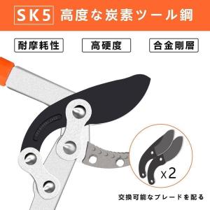 園芸用ばさみ 太枝切鋏 切断径55mm 強力型...の詳細画像5