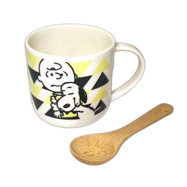スヌーピー マグカップ スプーン付き　SNOOPY 0119-29　プレゼント ギフト
