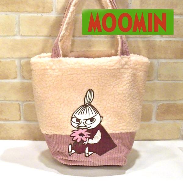 ムーミン リトルミィ トートバッグ 「お花をもって」　MOOMIN リトルミイ  もこもこ ミニバッ...