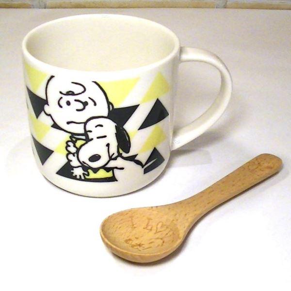 スヌーピー マグカップ スプーン付き　SNOOPY 0219-29　プレゼント ギフト