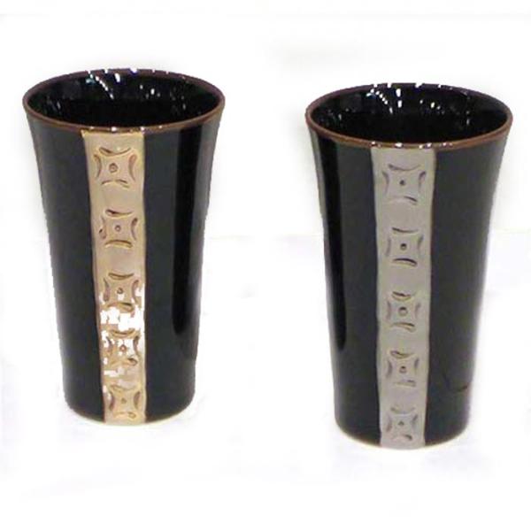 ペアゴブレット フリーカップ 金銀ライン ゴールド＆シルバー 0622-07-1　箱汚れのため半額・...