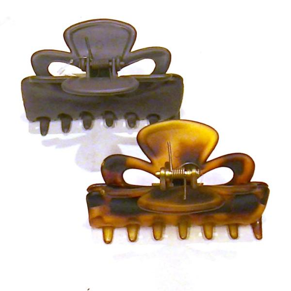 ヘアピン 髪止め 髪飾り ヘアクリップ　ツヤ消し　クマデ　バンスクリップ・２色 1123-642　プ...