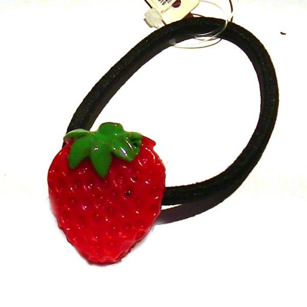 ミニいちご　パーツ付き　ヘアゴム 1127-55　プレゼント ギフト