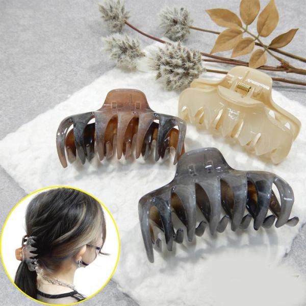 雲柄バンスクリップ 1223-292  (髪止め ヘアークリップ 髪飾り)　プレゼント ギフト