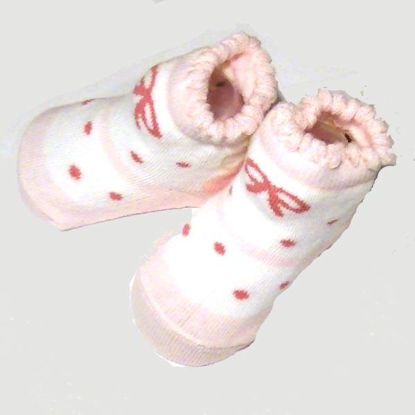 新生児 ベビー ソックス 靴下  日本製 　シューズ風デザイン・ピンク 2019-37　プレゼント ...