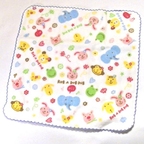 ガーゼ＆タオルハンカチ かわいい「ラブ・ア・ダブ・ダブ」ブランド　日本製 2119-263