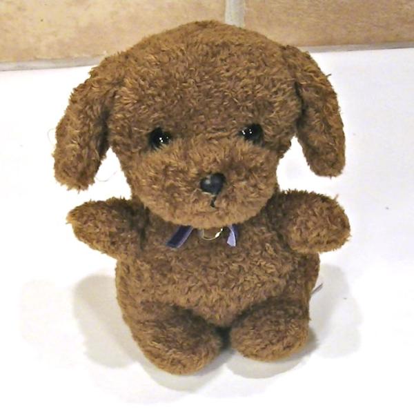 ぬいぐるみ プードル・ダークブラウン 手乗りサイズ ふわふわ ふんわり ふかふか お土産 ギフト プ...