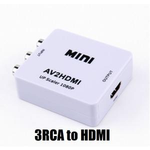 3RCA to HDMI コンバーター HDMI変換アダプター (K25)｜tkhc