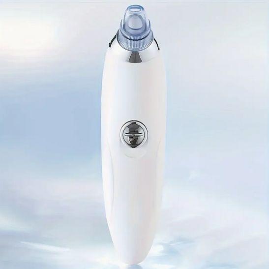 毛穴吸引器 ホワイト 電池式(別売) 毛穴ケア 鼻 毛穴 黒ずみ 毛穴汚れ いちご鼻 イチゴ鼻 スキ...