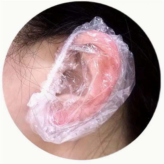 使い捨てイヤーマフ 100個入 毛染め 美容シャンプー 入浴に適しています。