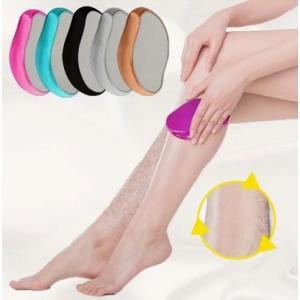 クリスタルヘアリムーバー - 背中・腕・脚の滑らかな肌に最適な無痛＆再利用可能、防水＆無香料