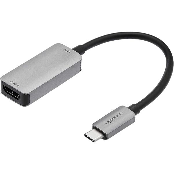 変換アダプタ USB-C 3.1オス-HDMIメス 4K@60Hz Amazonベーシック