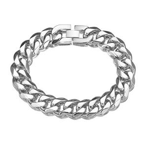 RICISUNG ブレスレット メンズ メンズ チェーン シルバー