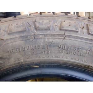 中古 165/80R13LT 90/88R　2本　ミシュラン　133492 タイヤ