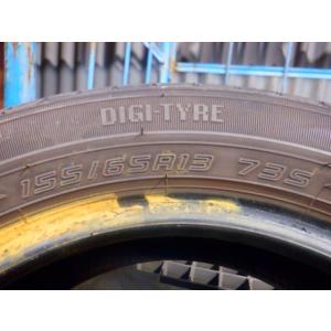 中古 155/65R13　1本　ダンロップ　134110 タイヤ