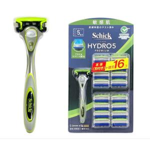 シック ハイドロ5 プレミアム 敏感肌用  クラブパック 5枚刃　替刃17個入 ホルダー1本　プラス...