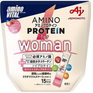 アミノプロテイン for Woman ウーマン　ストロベリー味 30本入り アミノバイタル　味の素　新品 賞味期限2025年1月以降｜タカハマショップ