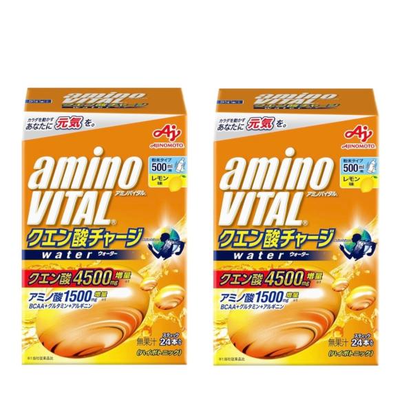 アミノバイタル クエン酸チャージ　ウォーター 24本×2箱セット　合計48本　外箱から出して発送　新...