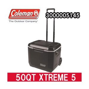 コールマン クーラーボックス 50QT エクストリーム 5 ホイールクーラー ブラック（3000005145）