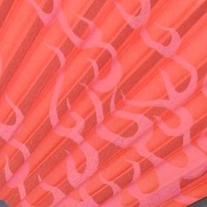 高級アートシルク扇子 真田幸村・ファイヤーソー...の詳細画像1