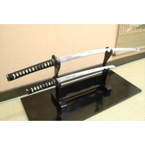 模造刀 上黒石目 大刀 小刀セット クリーニン...の詳細画像1