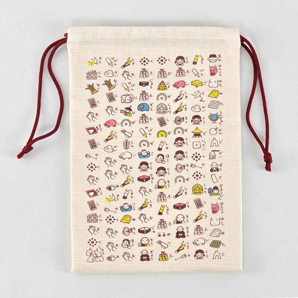 くろちく 絵心経 御朱印帳入れ巾着 21702532 京都くろちく イラスト デザイン文字 ご朱印帳...