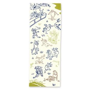 注染手ぬぐい 鳥獣戯画kenema ブレイクダ...の詳細画像4
