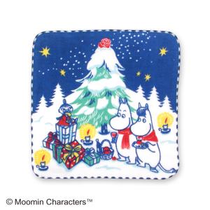 ムーミンガーゼパイルハンカチ ムーミン＆ツリー moomin 綿100％ タオル地 日本製 ギフト 内祝 粗品 贈り物 お祝い 母の日 プレゼント｜tl-star