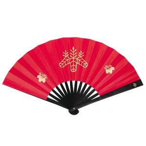 鉄扇 護身用 8寸 黒 坂本龍馬家紋入 尾形刀剣 扇子 武道用