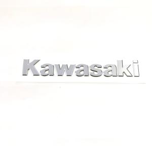 カワサキ 〇カワサキ Kawasaki エンブレム 立体 弱艶 大 廃番