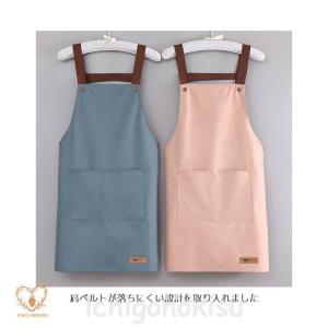エプロン 家庭用 キッチン 防水 防油 ガーデ...の詳細画像3