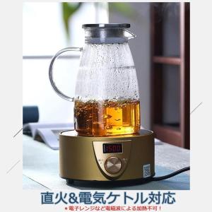 1500MLガラス ポット 直火 耐熱ガラスポ...の詳細画像5