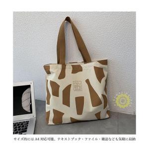 トートバッグ レディース キャンバスバッグ フ...の詳細画像5
