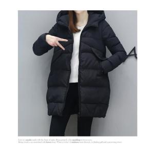 中綿コート レディース 冬服 防寒 ダウンジャ...の詳細画像1