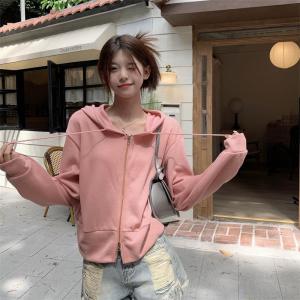 ス パーカー ジップパーカー 長袖 スウェット...の詳細画像2