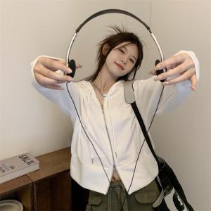 ス パーカー ジップパーカー 長袖 スウェット...の詳細画像5