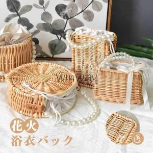 かごバッグ 浴衣 カゴバッグ ラタン 籐 着物 ...の商品画像