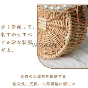 かごバッグ 浴衣 カゴバッグ ラタン 籐 着物...の詳細画像5