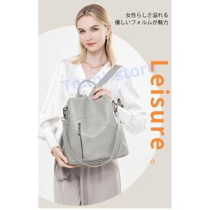レディースリュック 防犯 リュック レディース...の詳細画像1