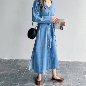 デニムワンピース コーデ 40代の商品一覧 通販 Yahoo ショッピング