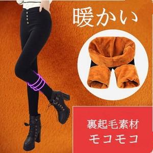 パンツ 裏起毛 厚手 暖かい 細身 防寒 スキニー レギンス レギパン  レディース 無地カジュアル...