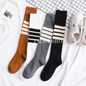 ハイソックス レディース 靴下 オーバーニーソックス ロングソックス シンプル 可愛い 美脚 女性用...