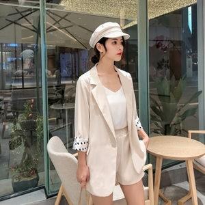 スーツ 2点セット レディース テーラードジャケット+ショートパンツ セットアップ 事務服 通勤 面...