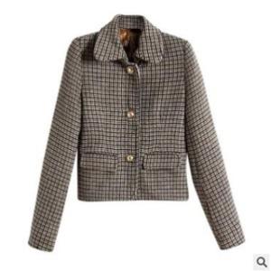 2点セット ジャケット+ひざスカート レディース ラシャセット ひざ丈 チェック柄 着痩せ オシャレ...