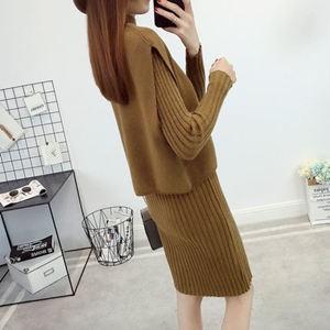 2点セットワンピース ニットワンピース タンク...の詳細画像3