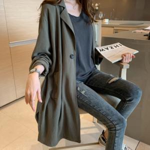 トレンチコート レディーズ 長袖 ロングコート アウター スプリングコート 薄手 着痩せ 無地 ゆっ...