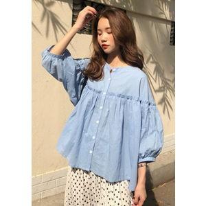ココディール (セール20%OFF) COCODEAL / シャーリングフリル