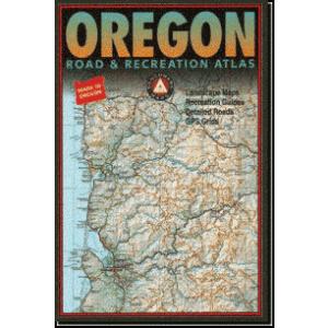 アメリカ州別道路地図帳　オレゴン州ロード＆レクリエーション・アトラス Oregon Road & Recreation Atlas｜tmaps