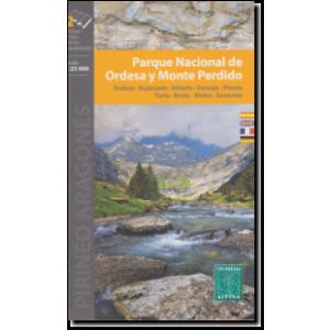 スペインの山岳地図　ピレネー・エリアマップ Parque Nacional de Ordesa y Monte Perdido｜tmaps